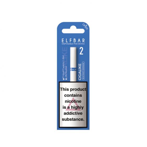 elfbar_cigalike_blue_razz_800x800.jpg Elf Bar Cigalike Blue Razz Lemonade Disposable Vape 20mg - Image 1